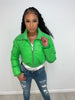 Green Puffer Jacket